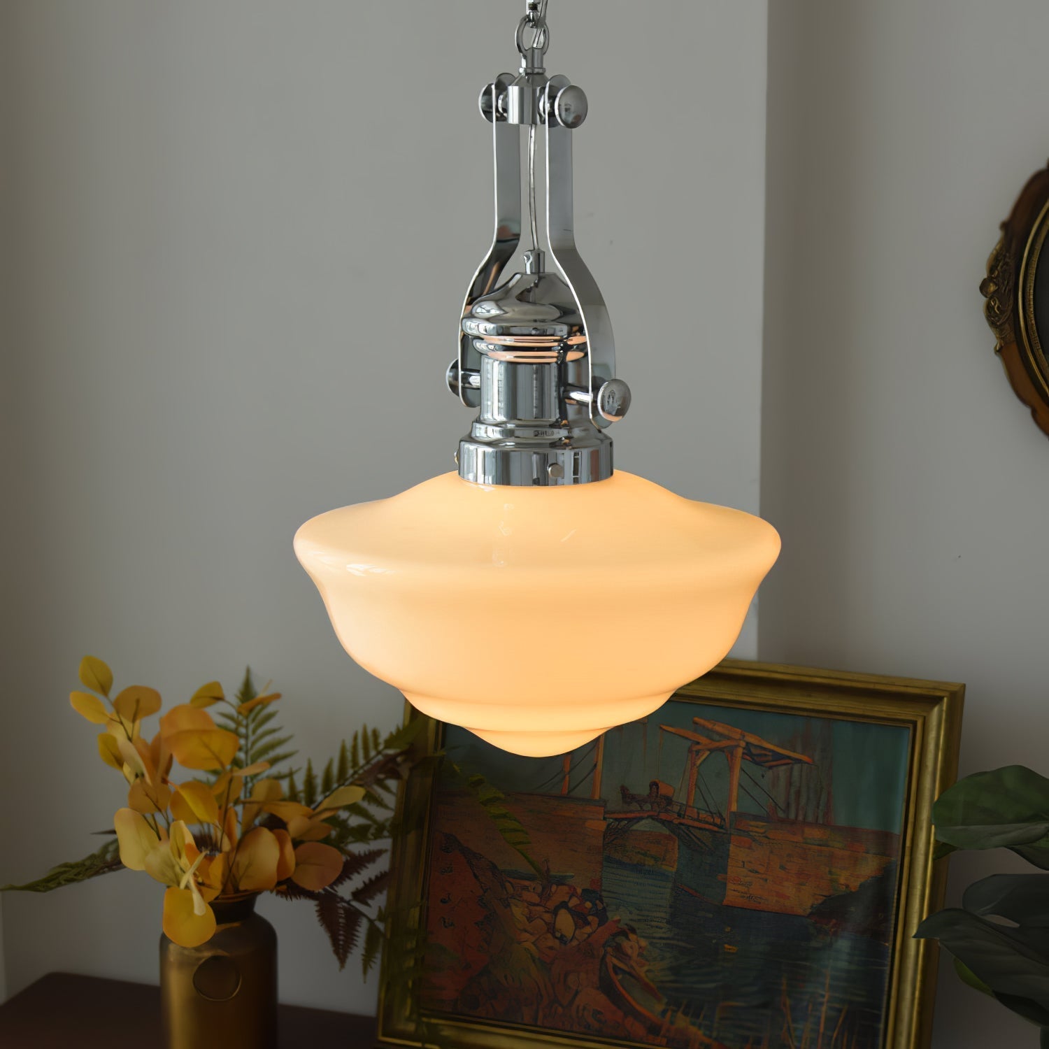 Amaris | Glas Pendelleuchte im Vintage-Stil
