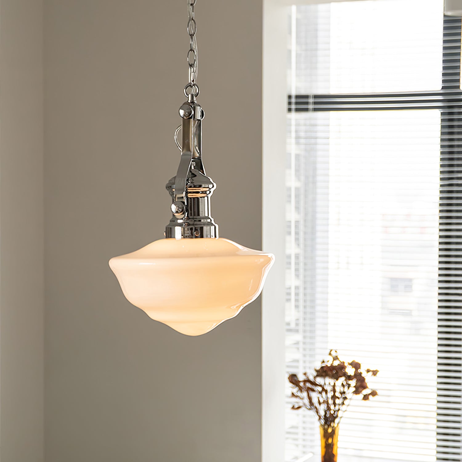 Amaris | Glas Pendelleuchte im Vintage-Stil