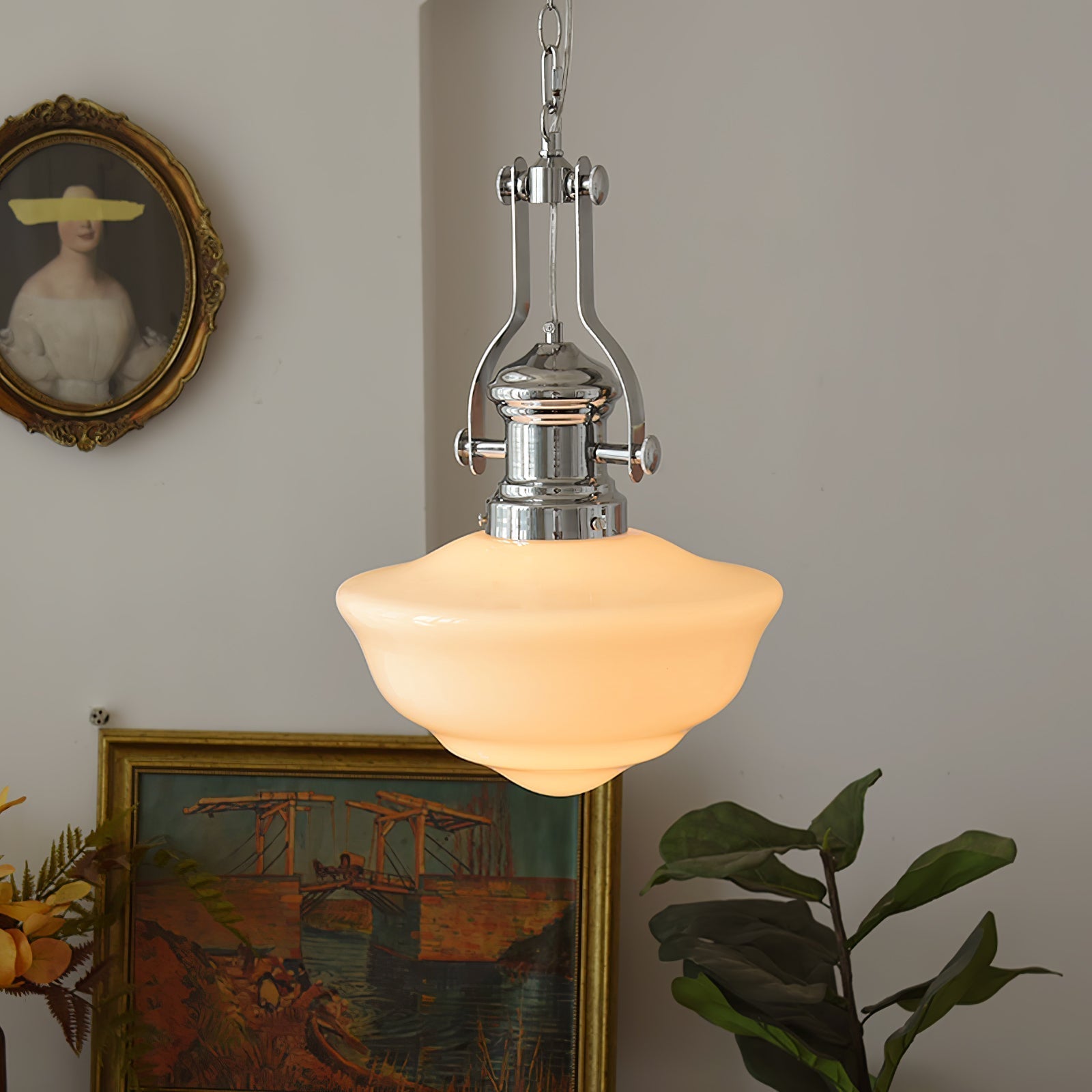 Amaris | Glas Pendelleuchte im Vintage-Stil
