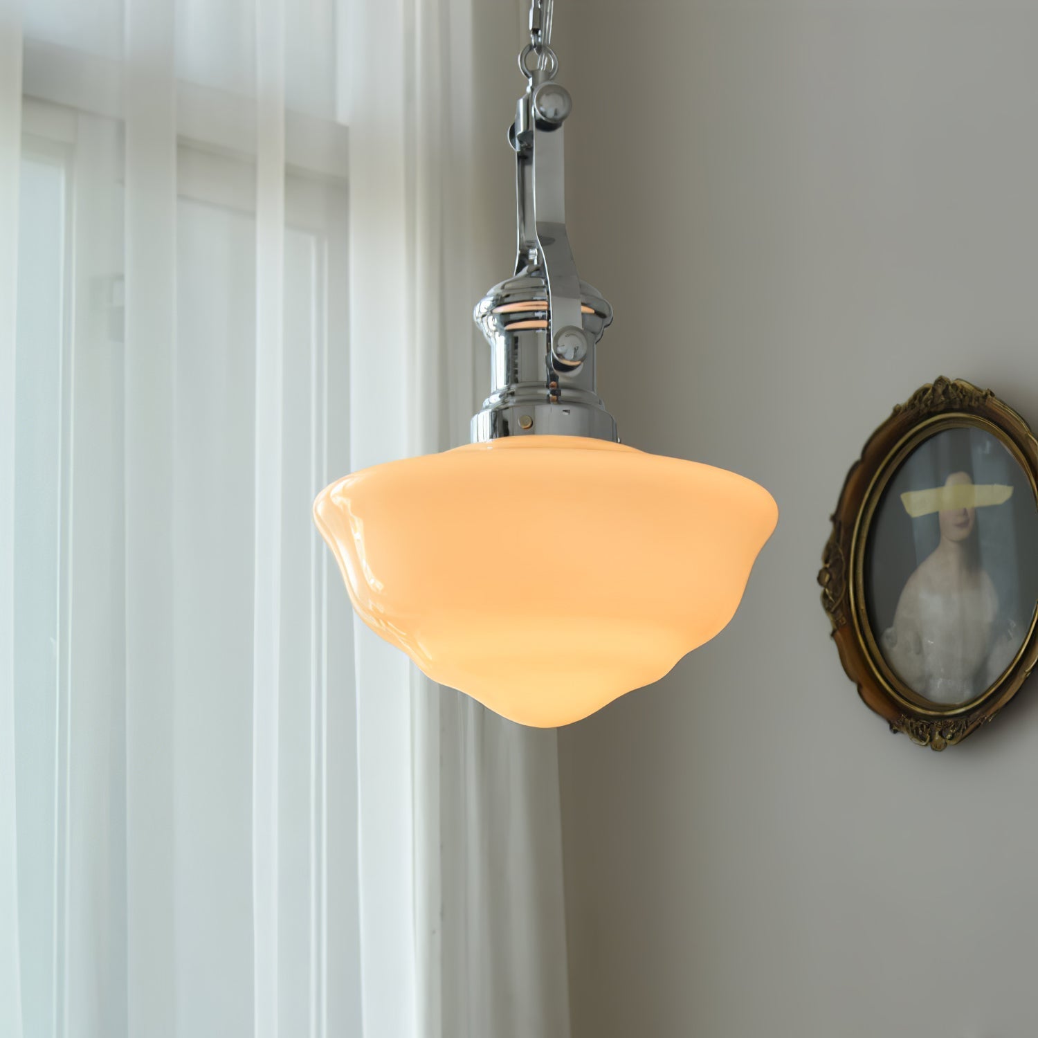 Amaris | Glas Pendelleuchte im Vintage-Stil