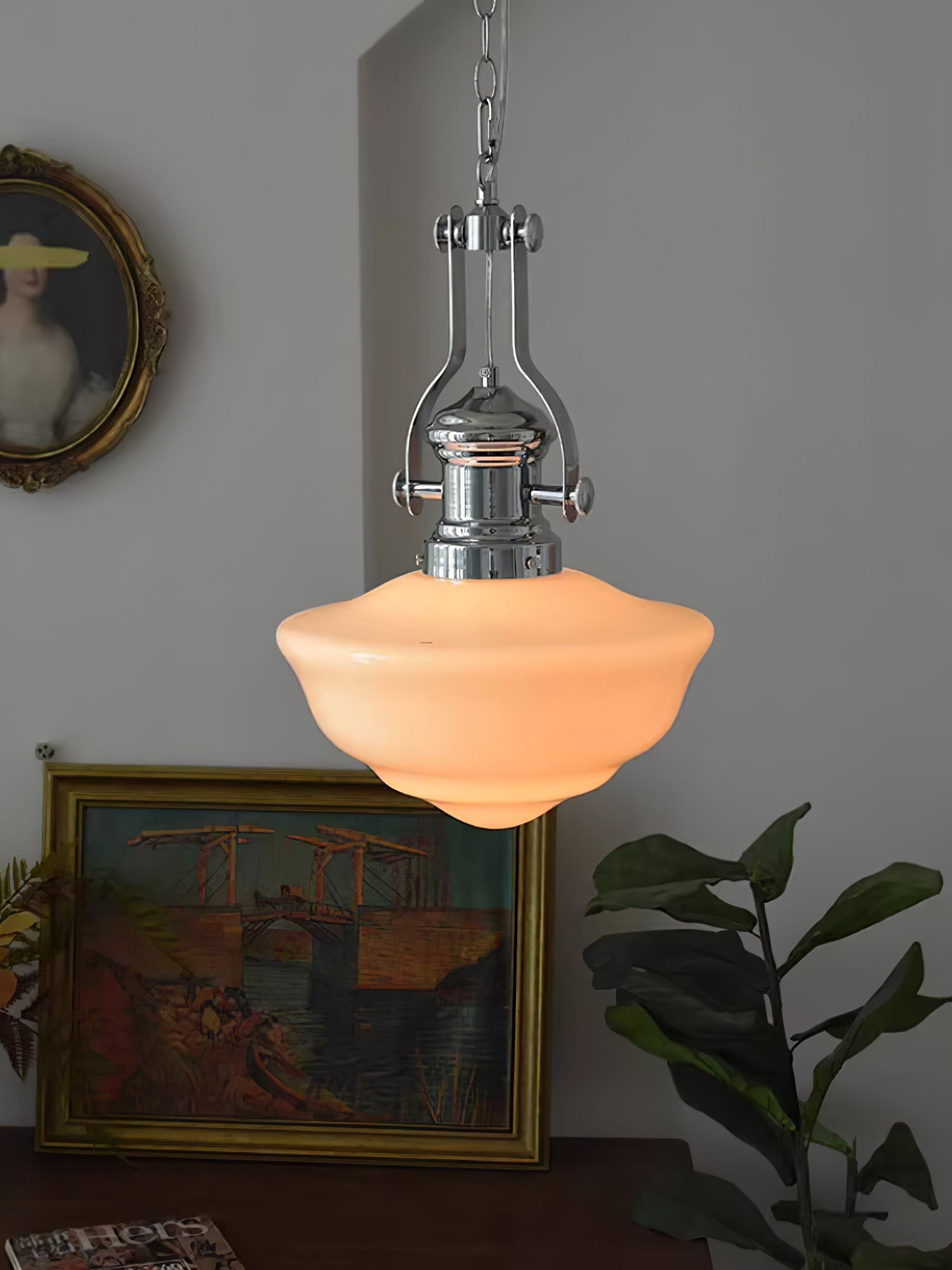 Amaris | Glas Pendelleuchte im Vintage-Stil
