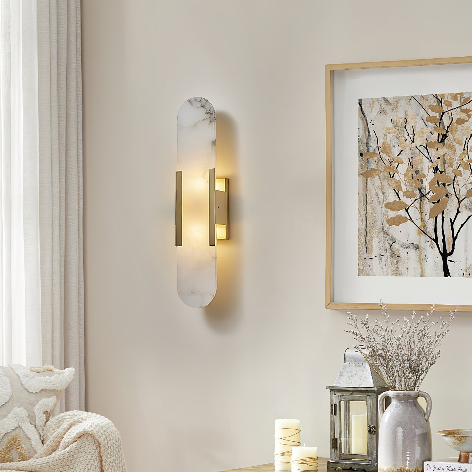 Marvella | LED Wandleuchte mit Marmoroptik