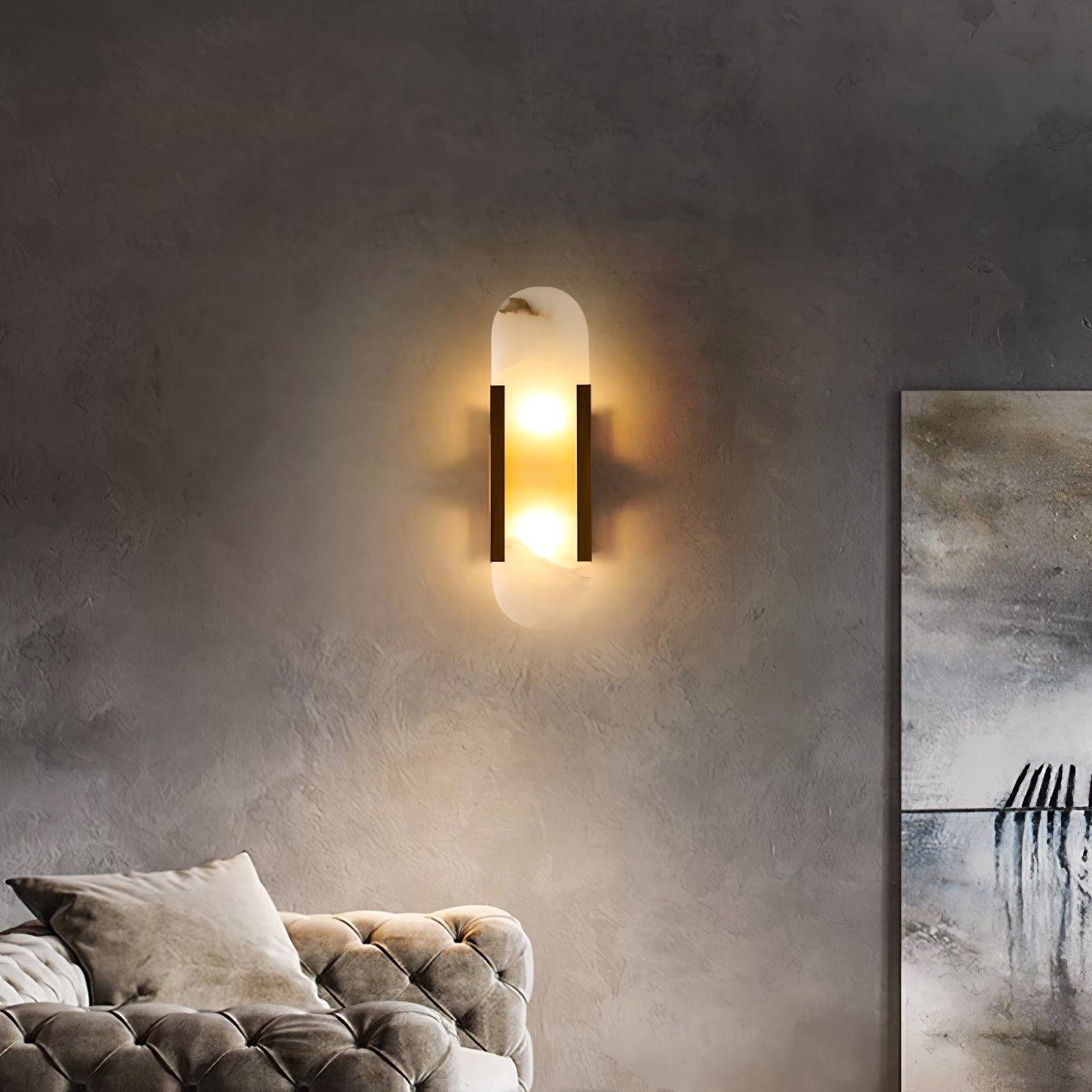 Marvella | LED Wandleuchte mit Marmoroptik