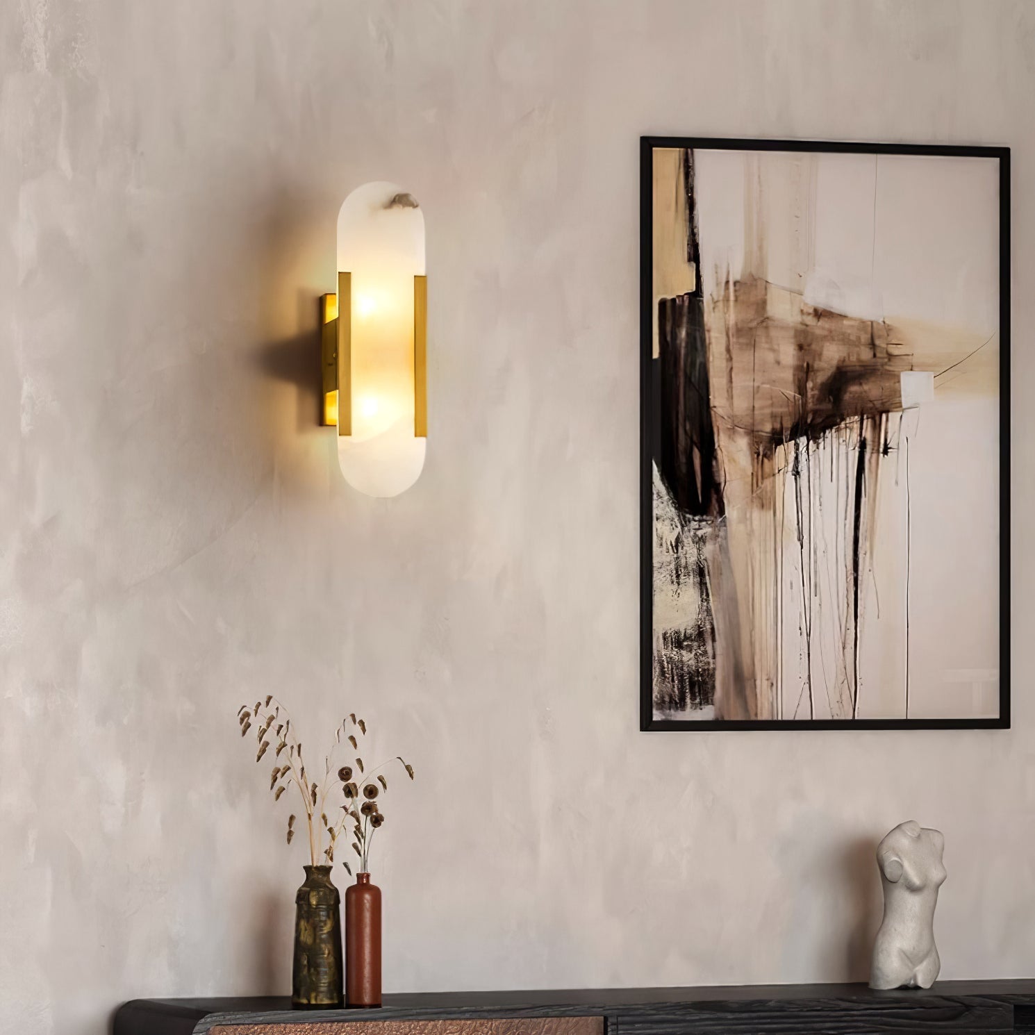 Marvella | LED Wandleuchte mit Marmoroptik