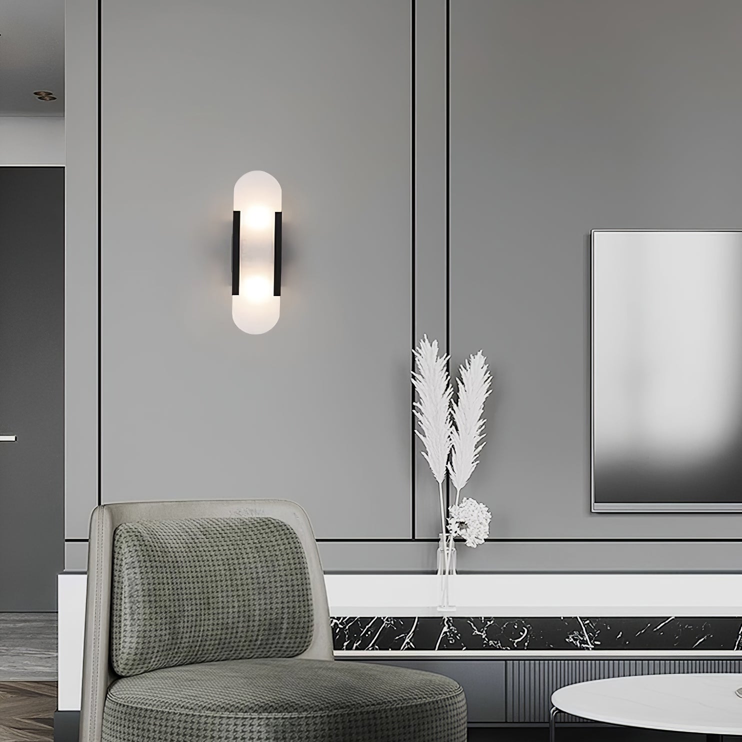 Marvella | LED Wandleuchte mit Marmoroptik