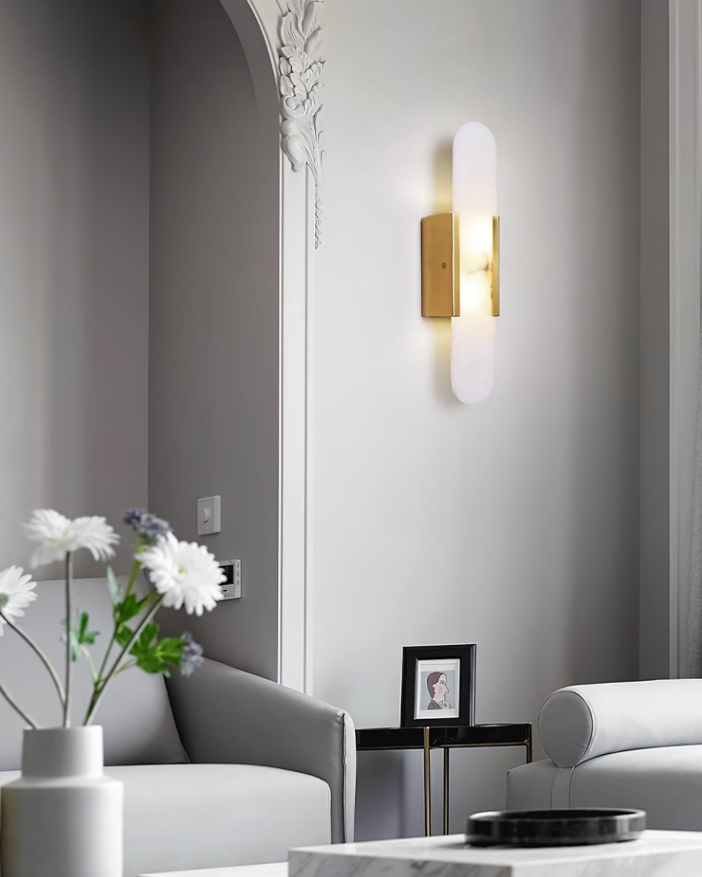 Marvella | LED Wandleuchte mit Marmoroptik