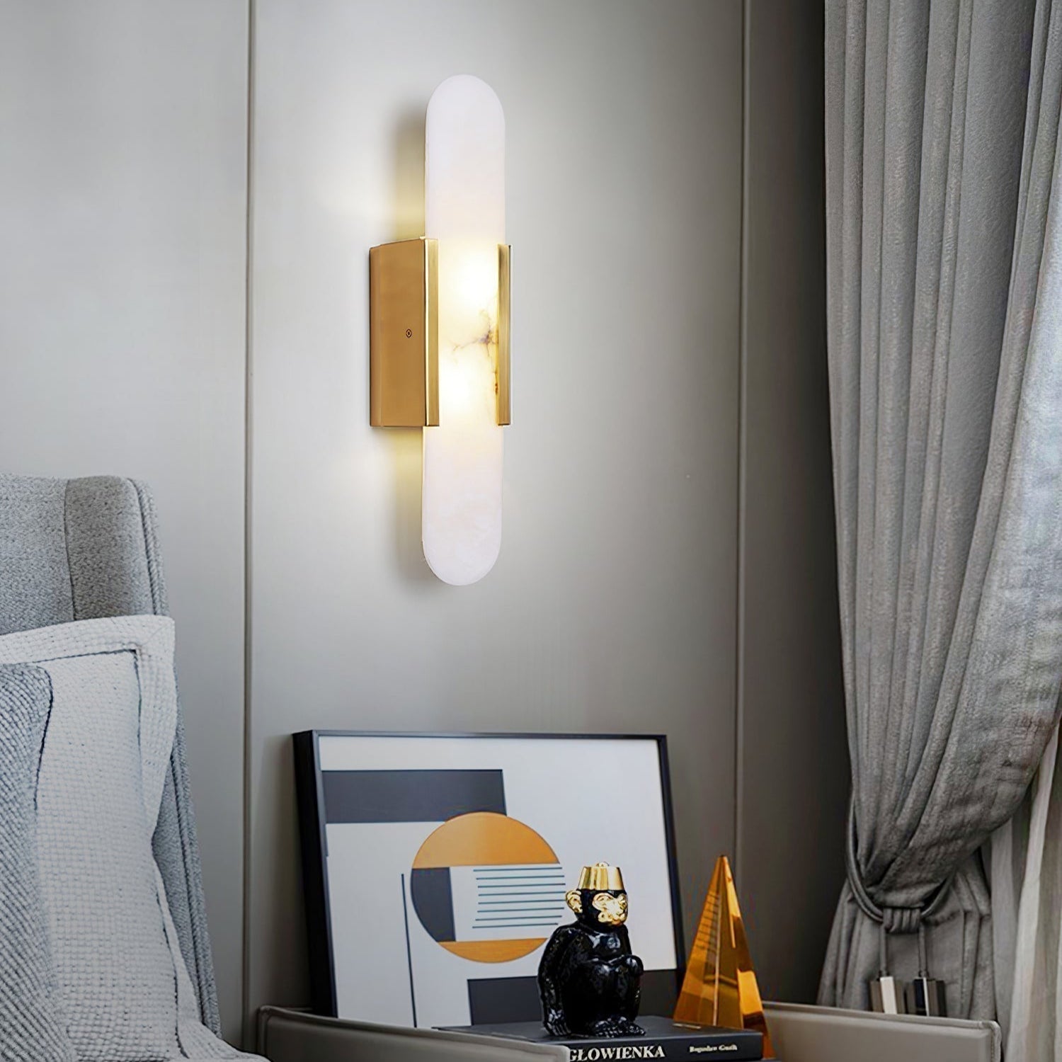 Marvella | LED Wandleuchte mit Marmoroptik