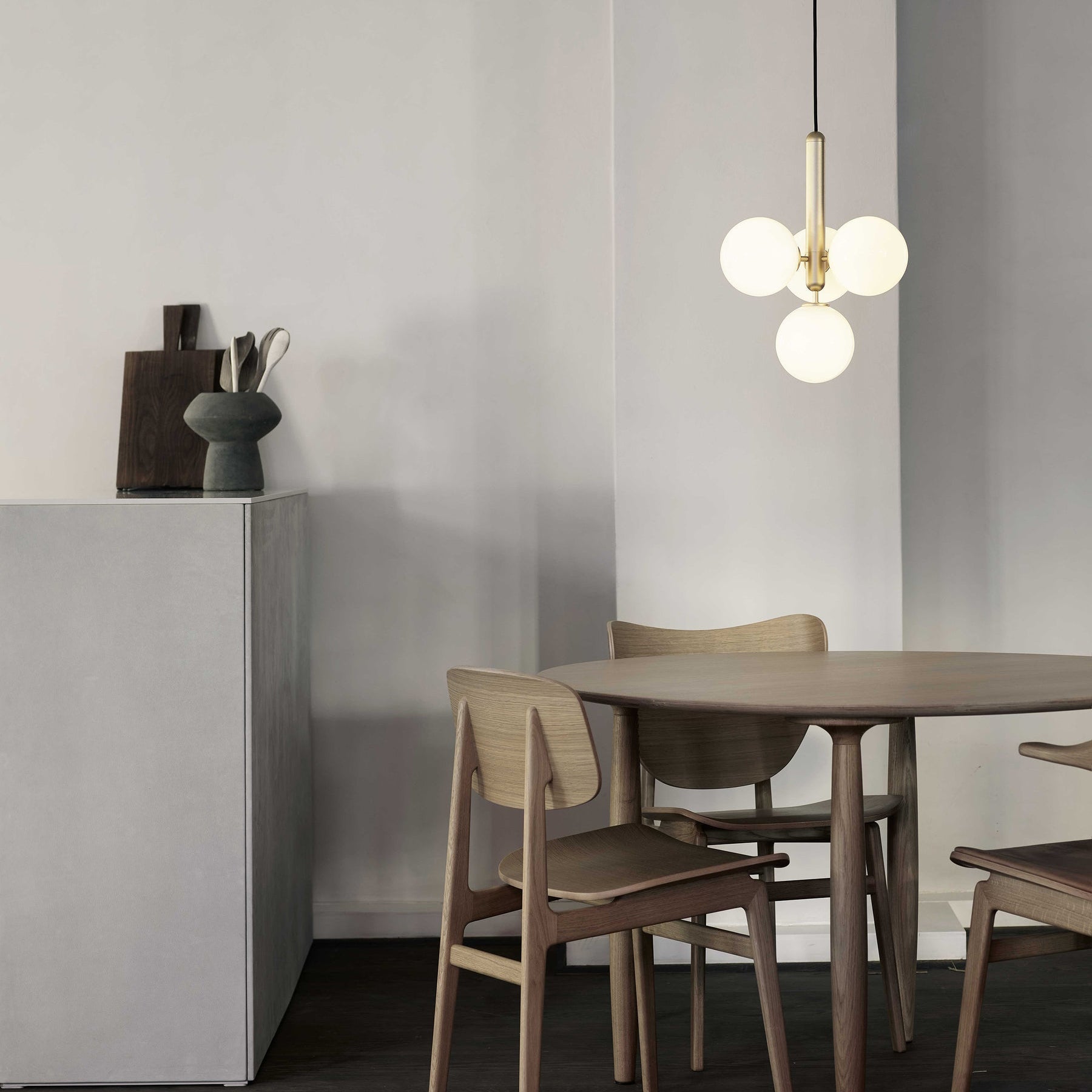 Lora | Moderne Glas-Hängelampe Kugelform Design