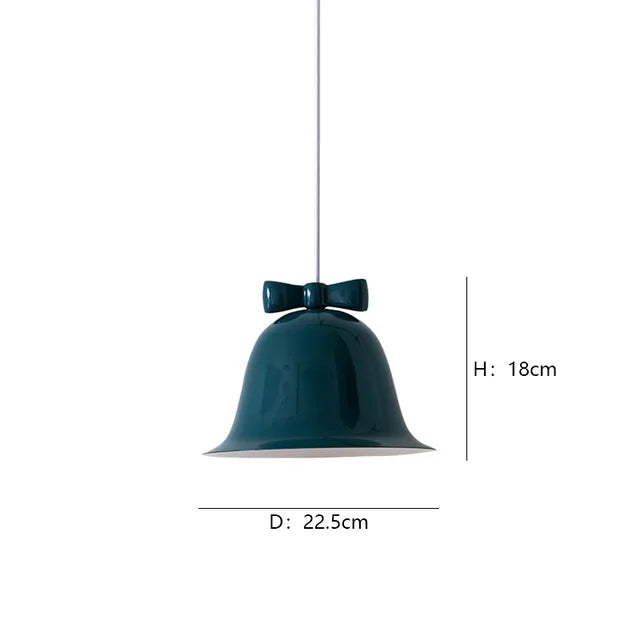 Bellora | Pendelleuchte im Glockendesign mit Schleife