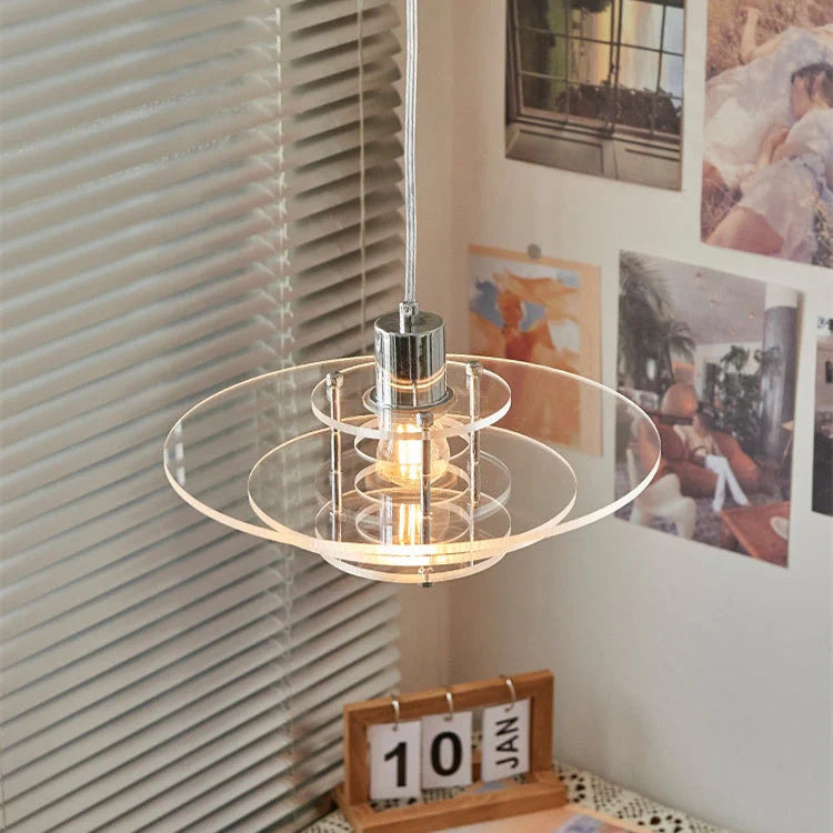 Luretta | Rote LED Pendellampe im Vintage-Look