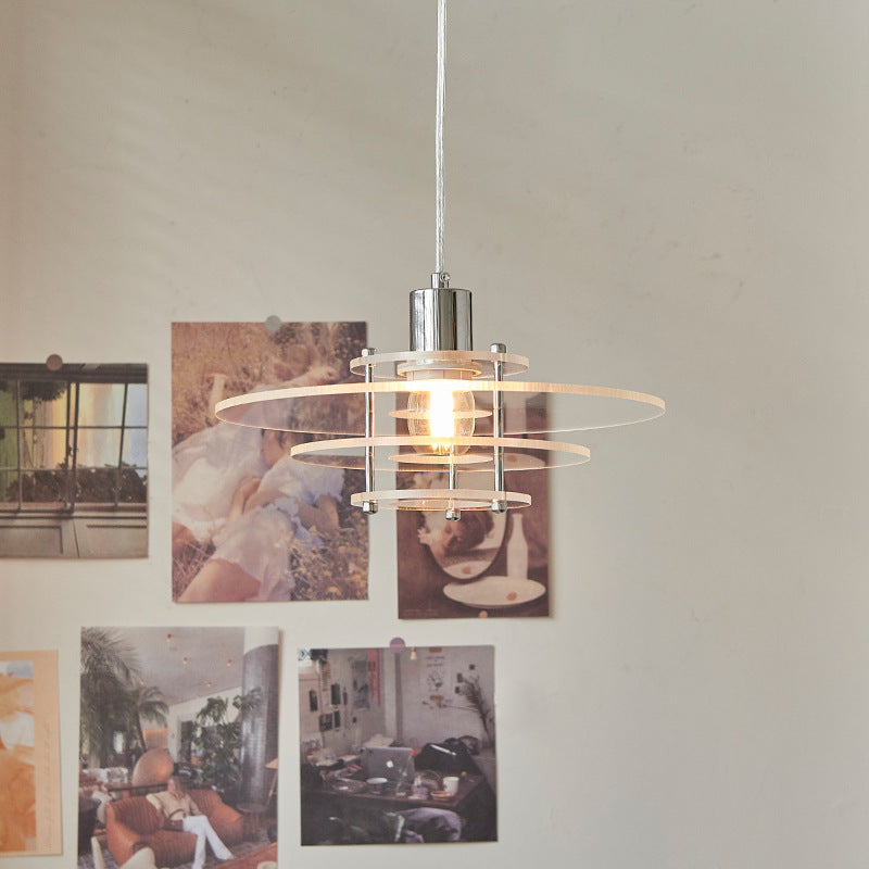 Luretta | Rote LED Pendellampe im Vintage-Look