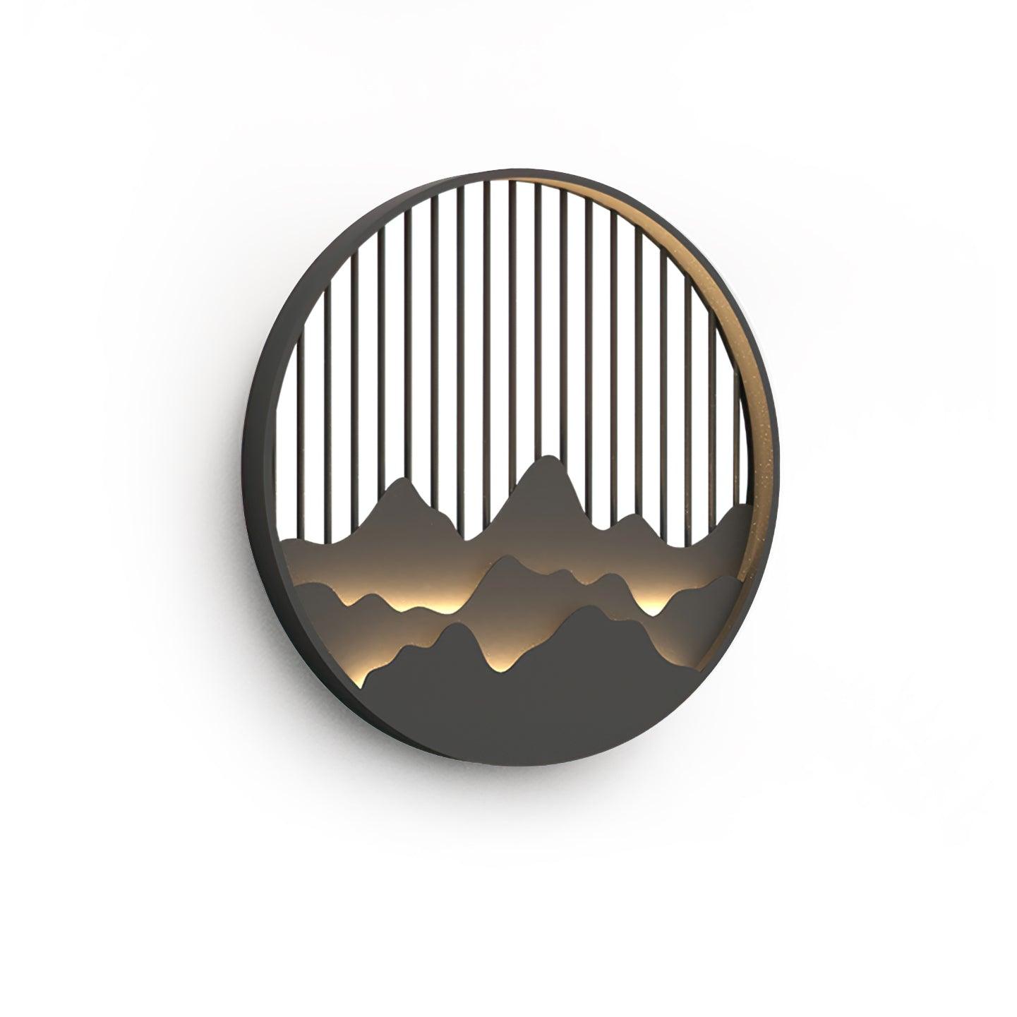 Montira | LED Wandleuchte mit Bergmotiv