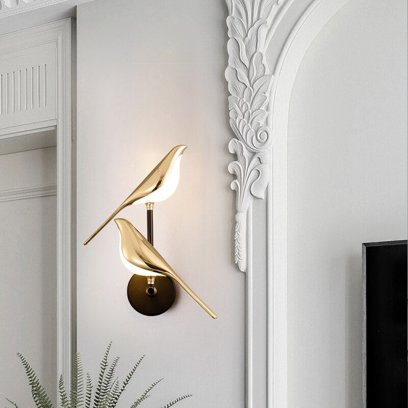 Mrbird | Moderne Wandleuchte In Form Von Vögeln