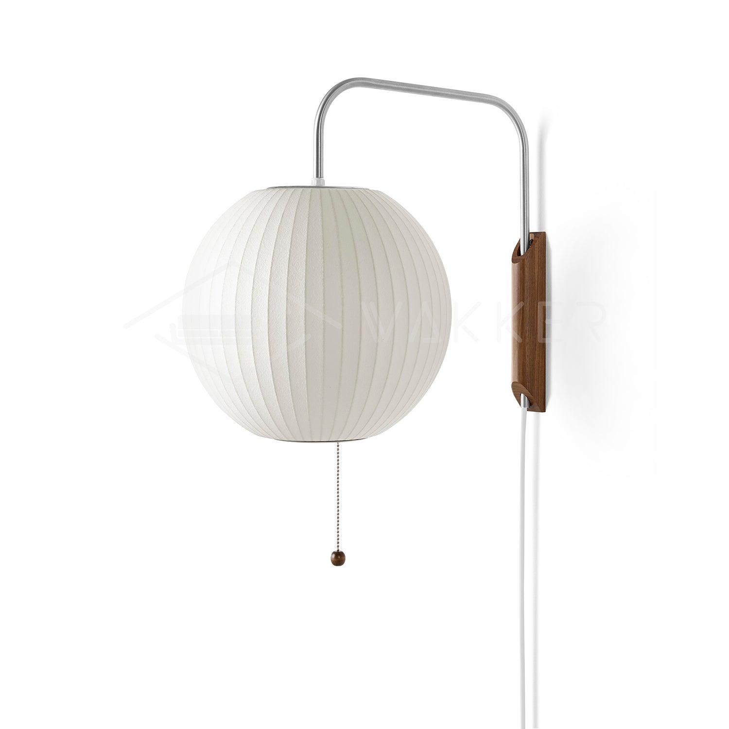 Eryvia | Stoff Oval Wandleuchte