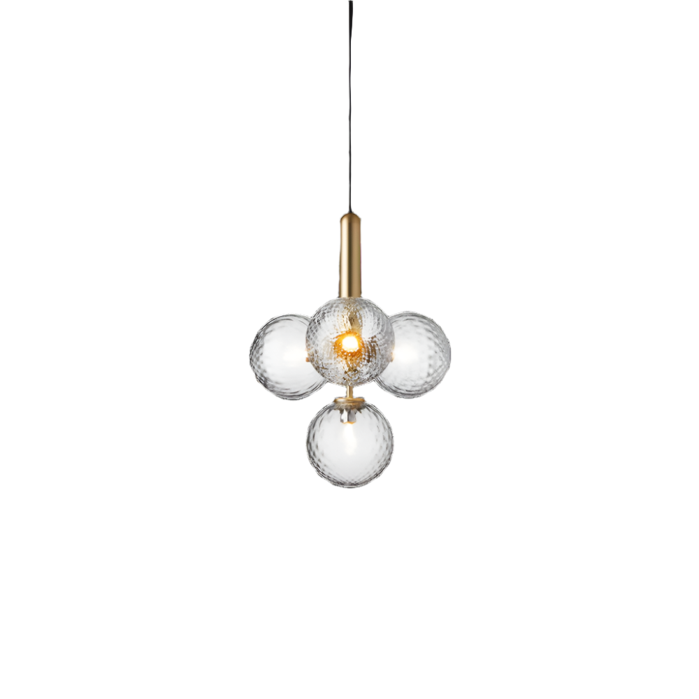 Lora | Moderne Glas-Hängelampe Kugelform Design