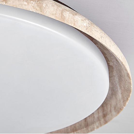 Travessa | Wabi Sabi Travertin LED Deckenleuchte