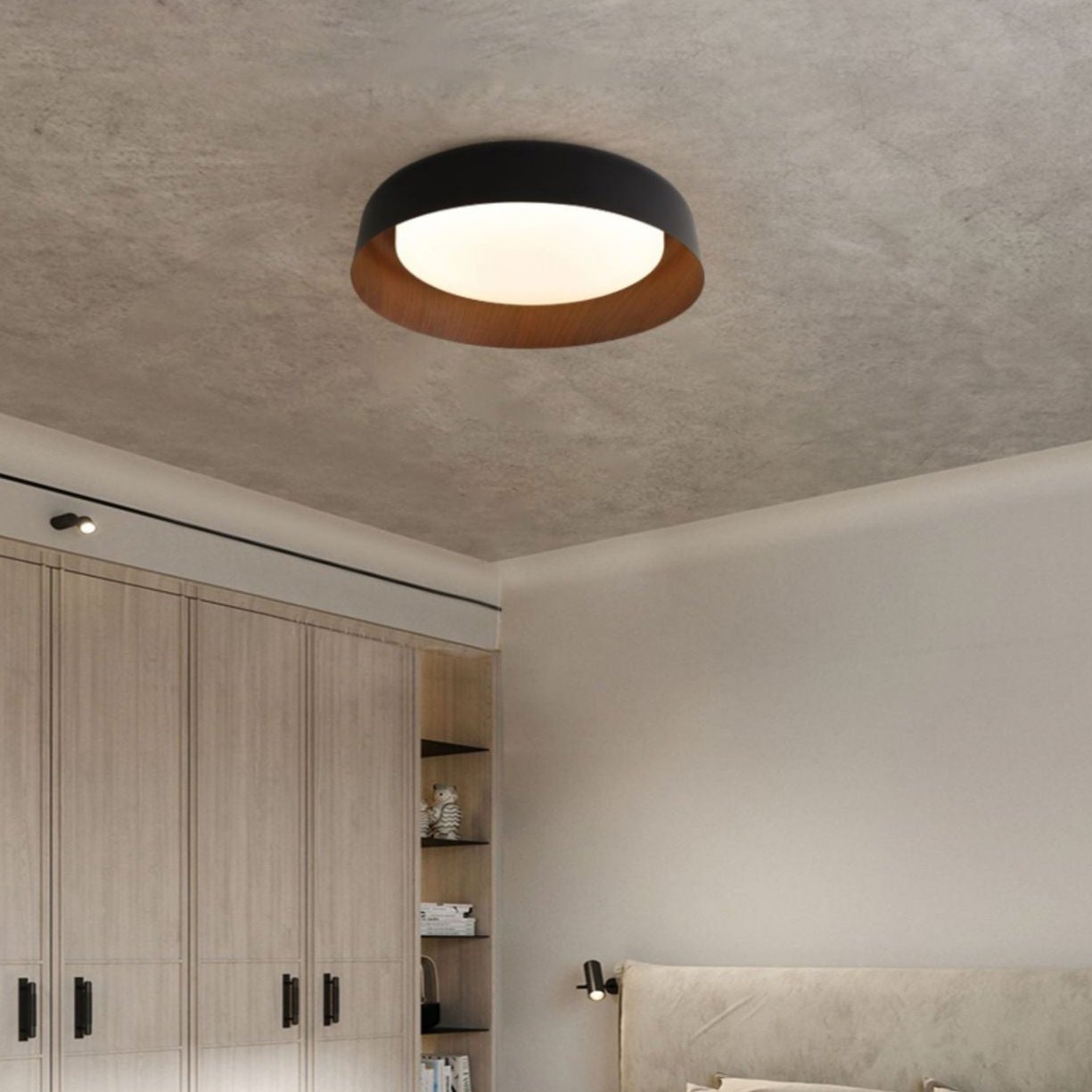 Wabi Sabi | Holzoptik LED Deckenleuchte