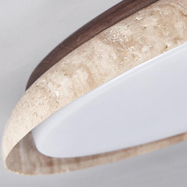 Travessa | Wabi Sabi Travertin LED Deckenleuchte