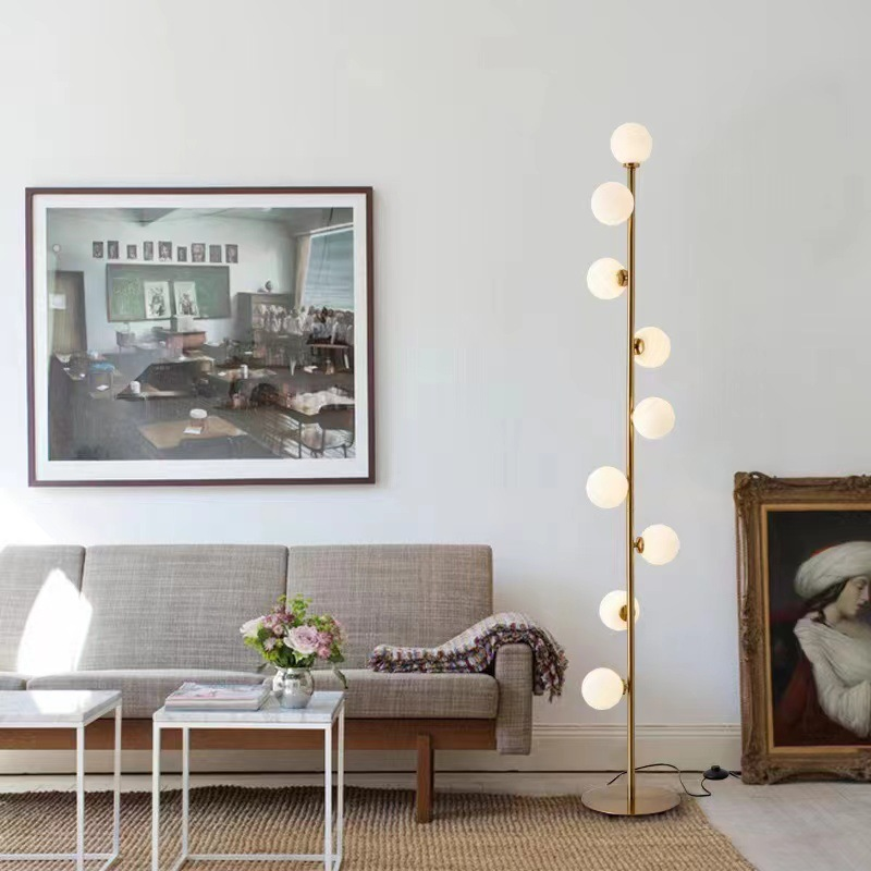 Celestina | Designer Stehlampe mit Kugellicht