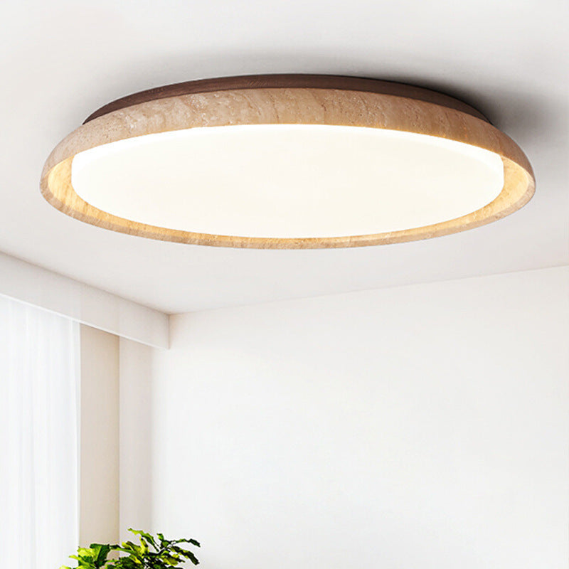 Travessa | Wabi Sabi Travertin LED Deckenleuchte