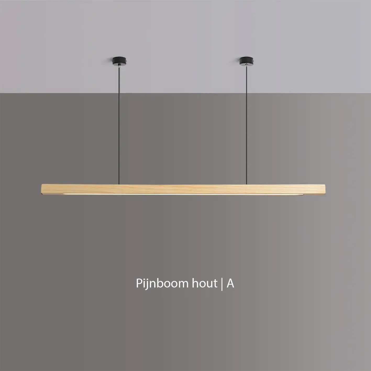 Cedira | Pendelleuchte im Holzleisten-Design
