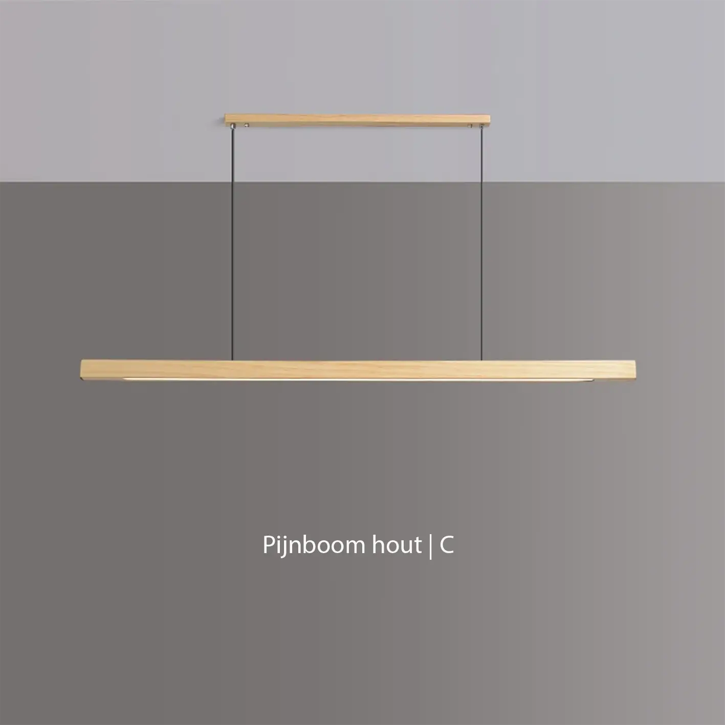 Cedira | Pendelleuchte im Holzleisten-Design