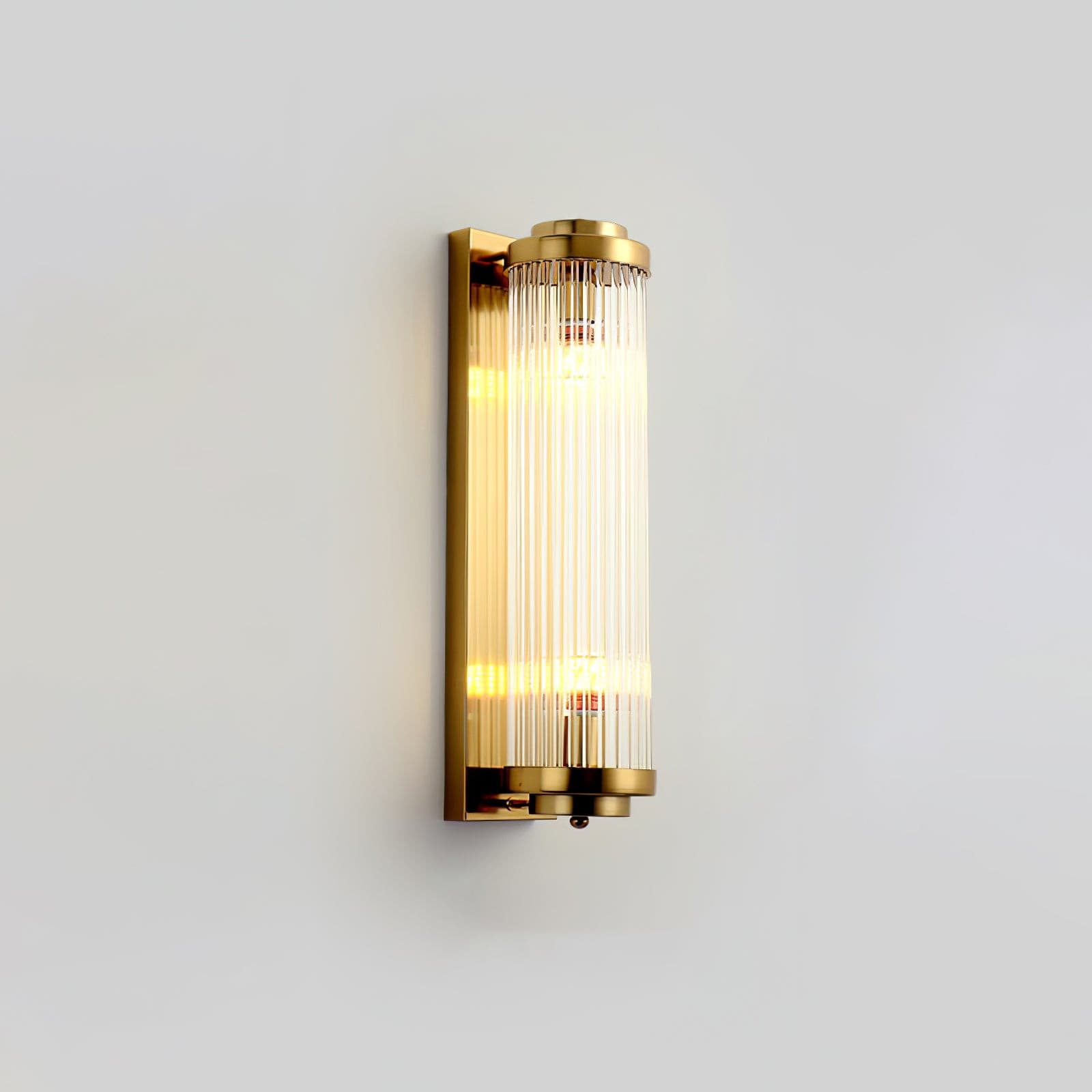 Retro | Glas LED Wandleuchte Vintage Stil