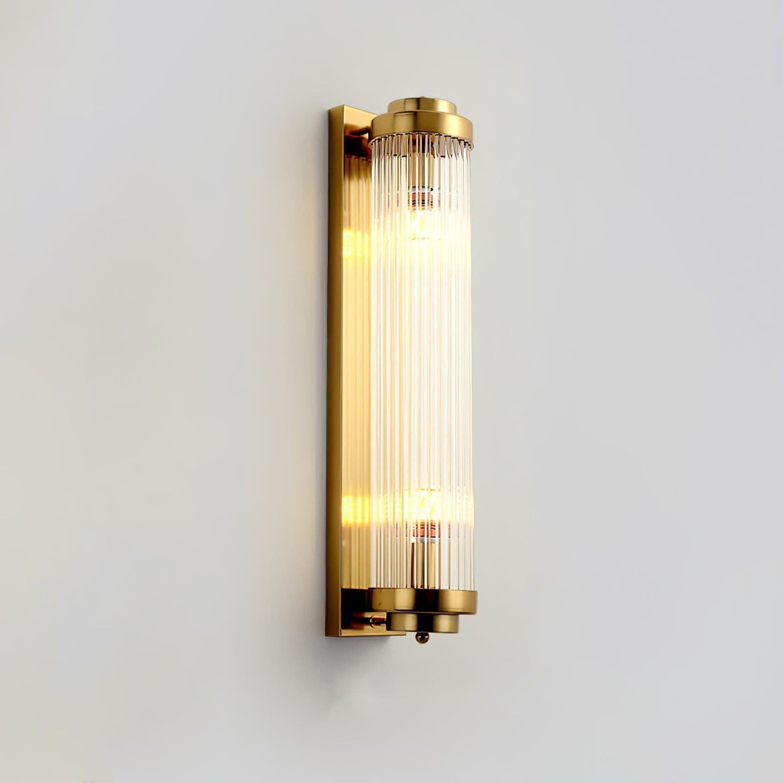 Retro | Glas LED Wandleuchte Vintage Stil