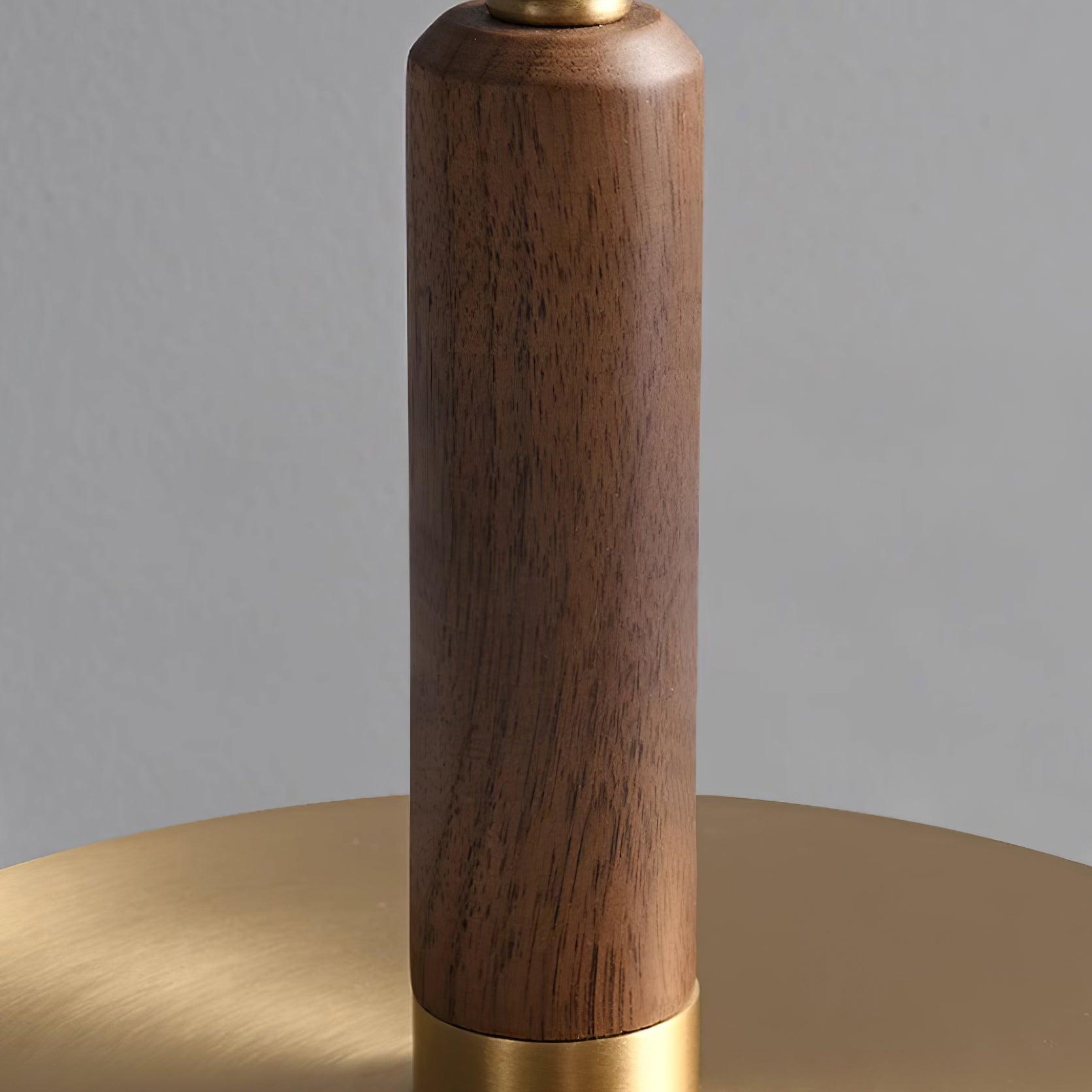 Lumisol | Tischleuchte mit Glas und Holz