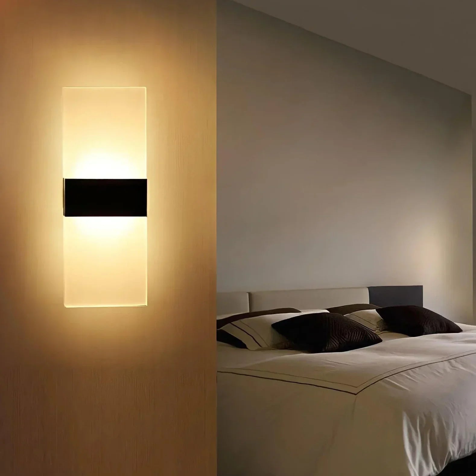Zeyora | Rechteckige LED Wandleuchte