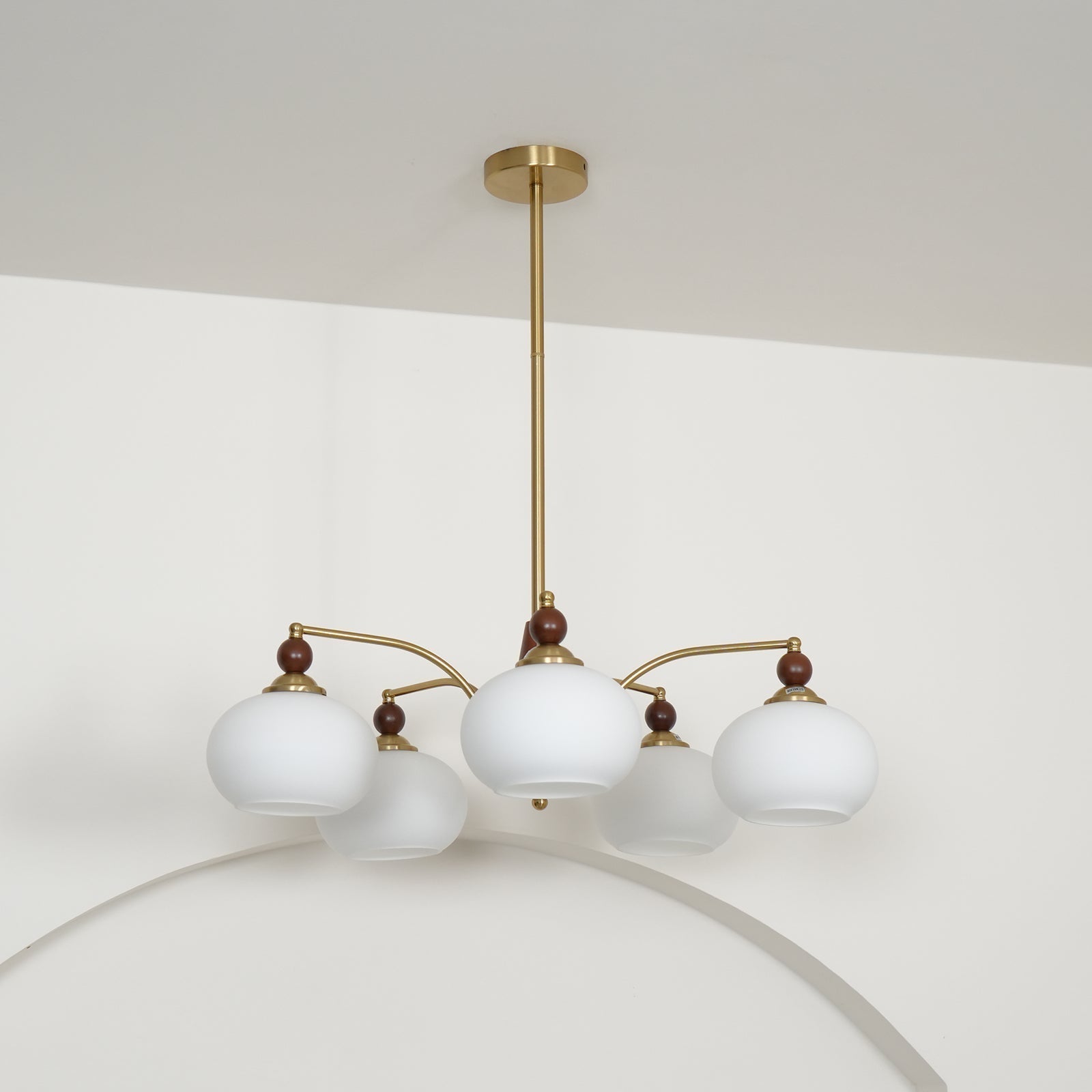 Clavira | Vintage-Deckenleuchte mit Opalglas
