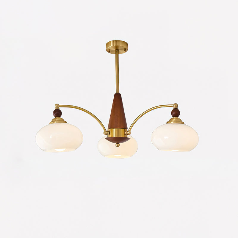 Clavira | Vintage-Deckenleuchte mit Opalglas