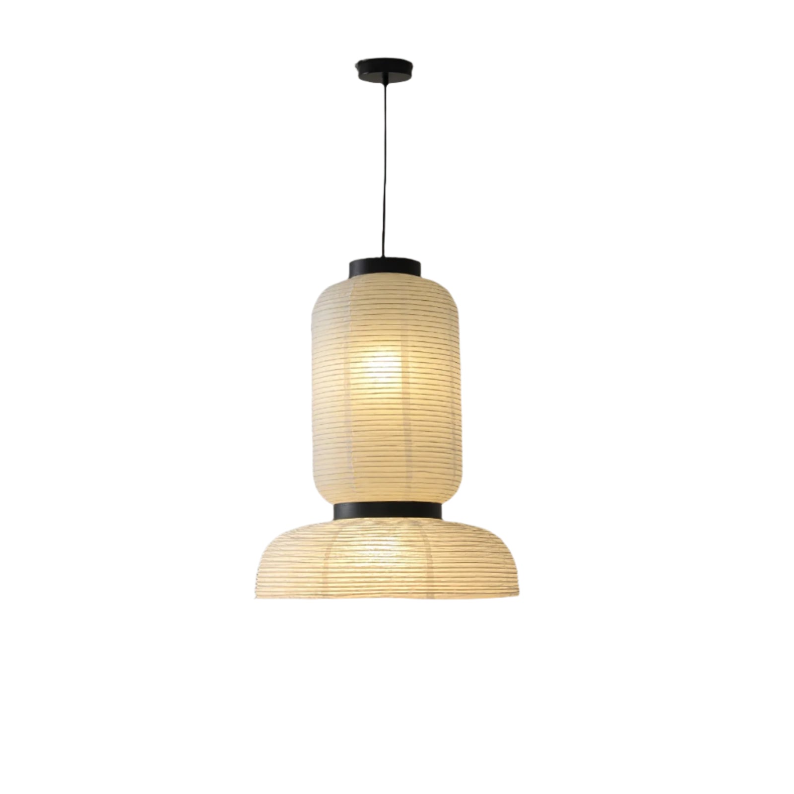 Japandi | Papier Hängeleuchte Deckenlampe