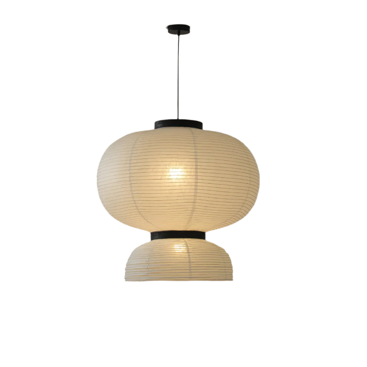 Japandi | Papier Hängeleuchte Deckenlampe