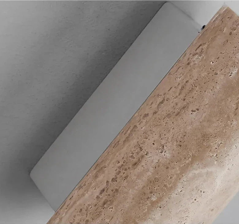 Travertin | Naturstein LED Wandleuchte Modern