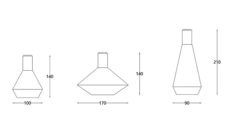 Italia | Minimalistische LED Pendelleuchte Modern Schwarz