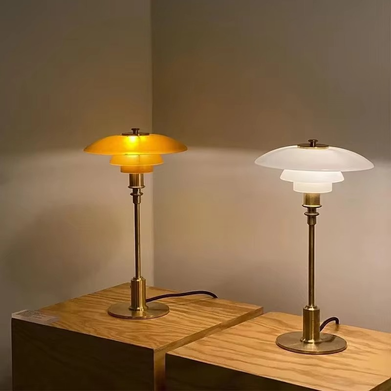 Retro | Glaslampe Tischleuchte