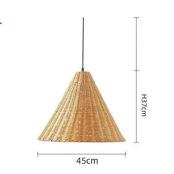 Ravena | Pendelleuchte im Rattandesign