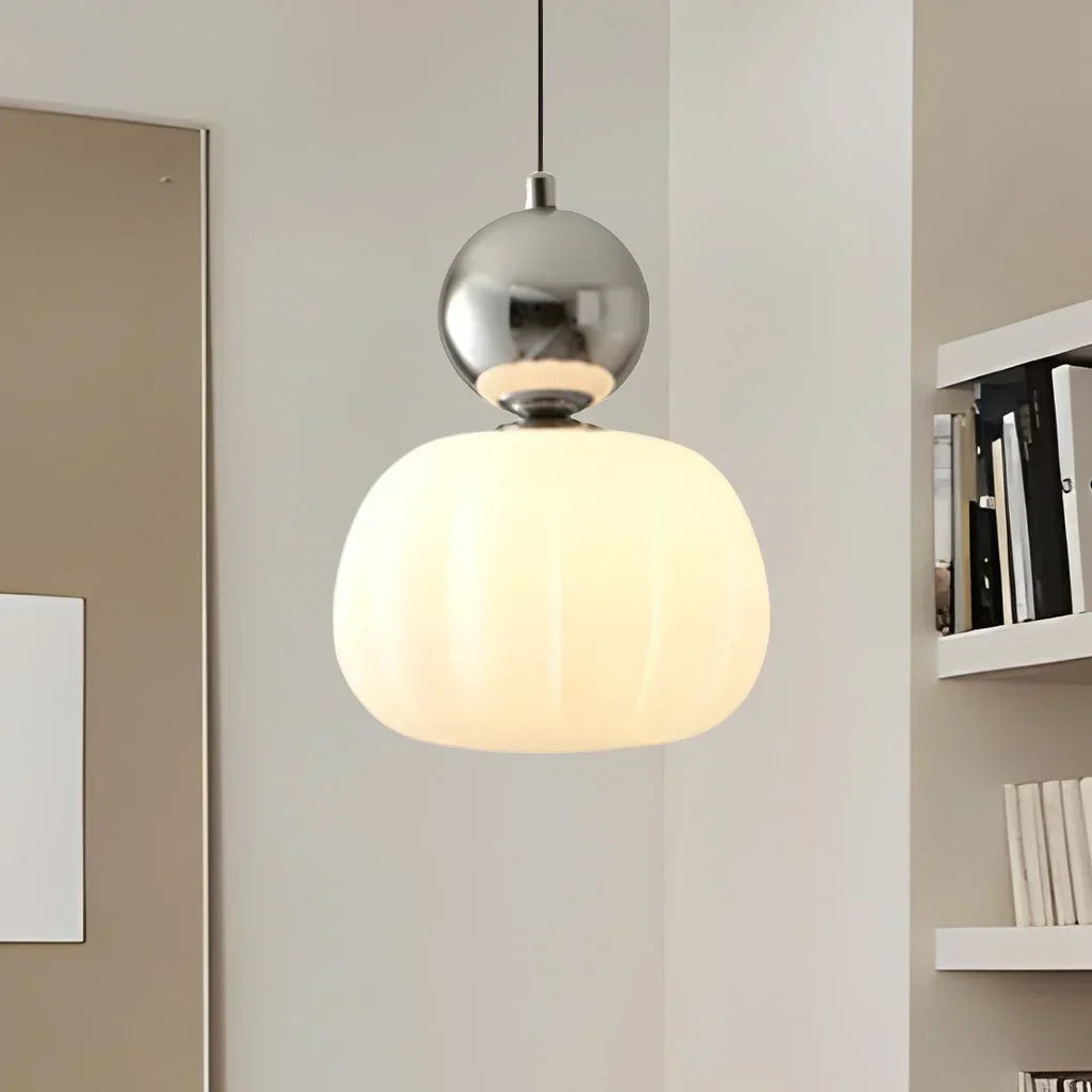 Lunero | Glas-Pendelleuchte mit Farbakzenten
