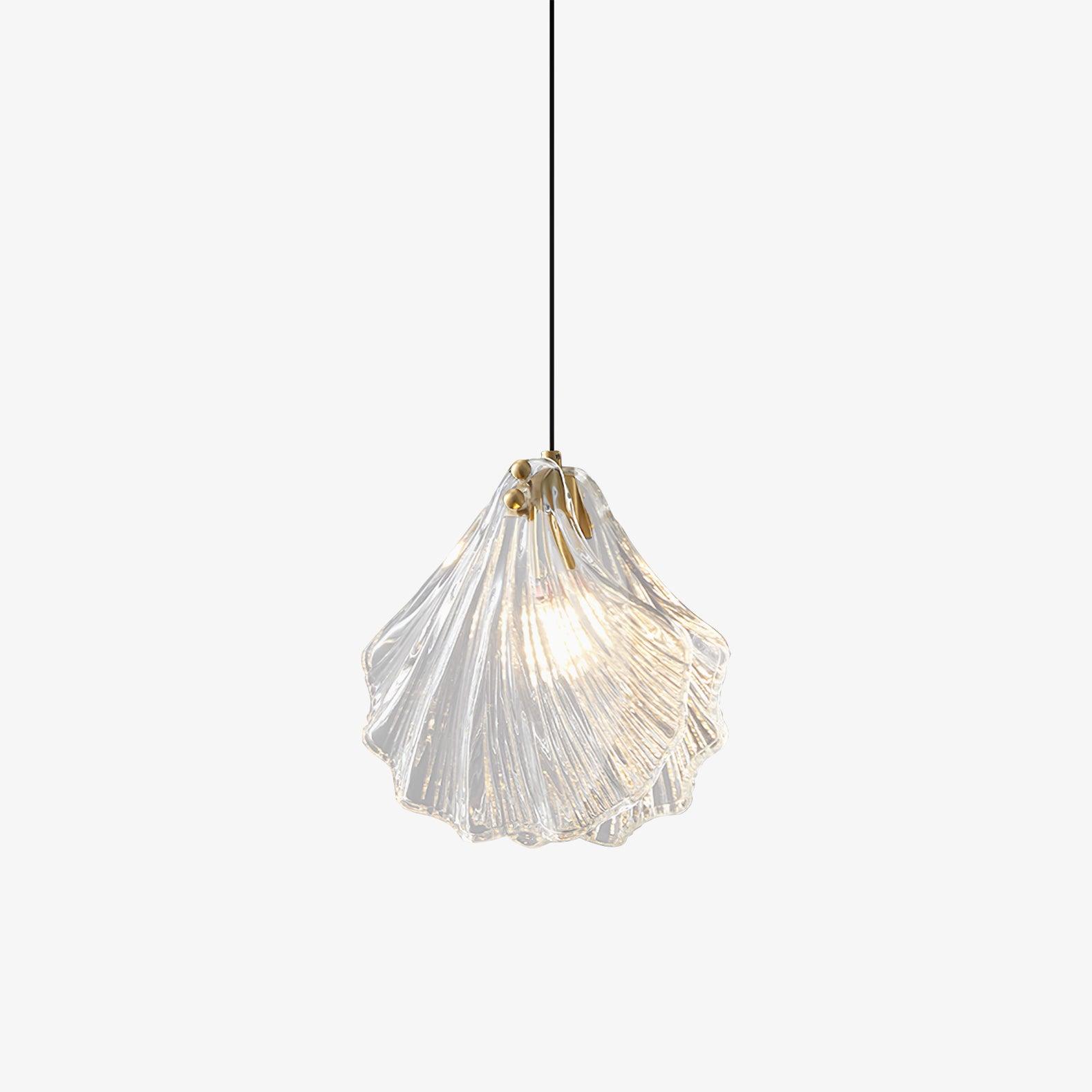 Coralia | Glas Pendelleuchte in Muschelform