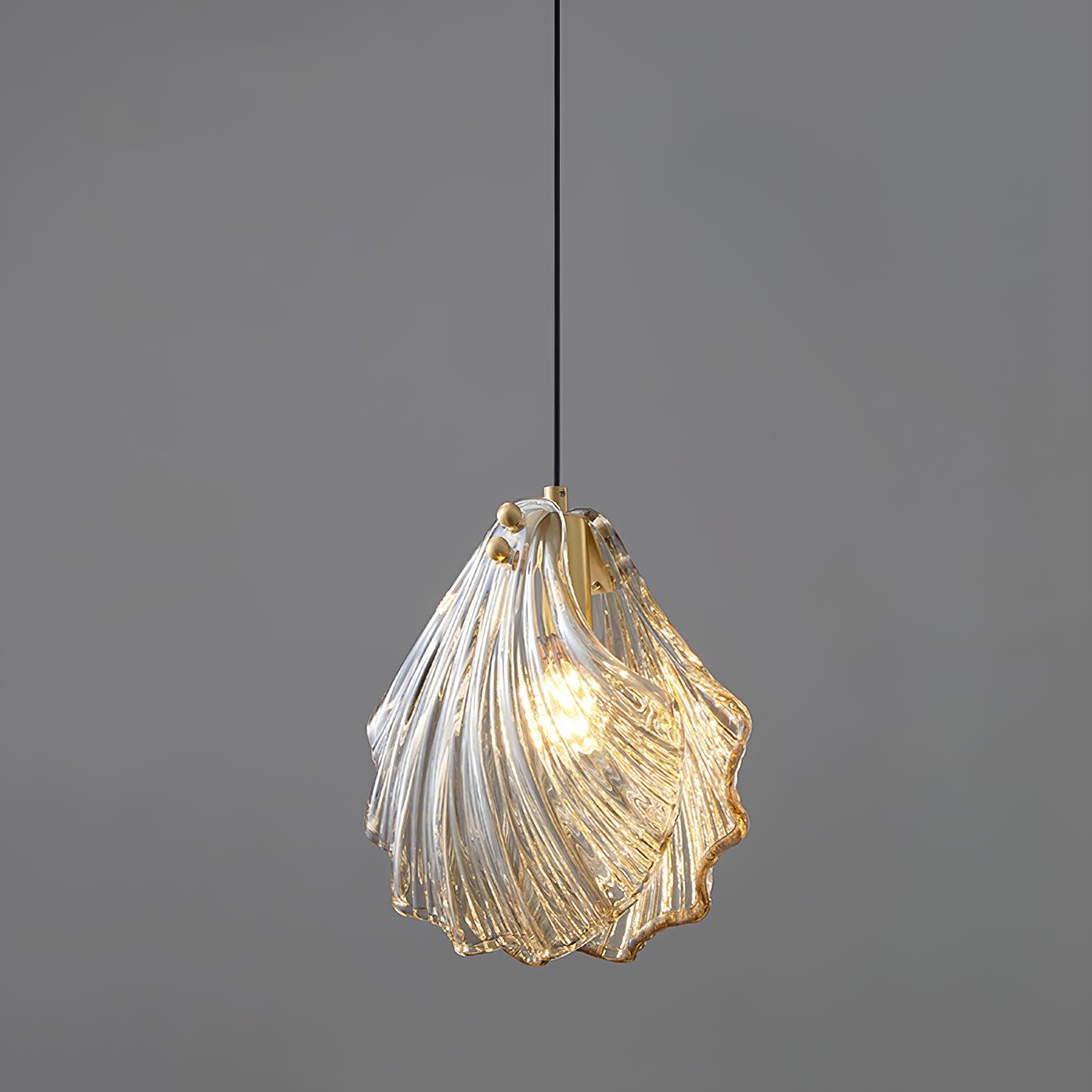 Coralia | Glas Pendelleuchte in Muschelform