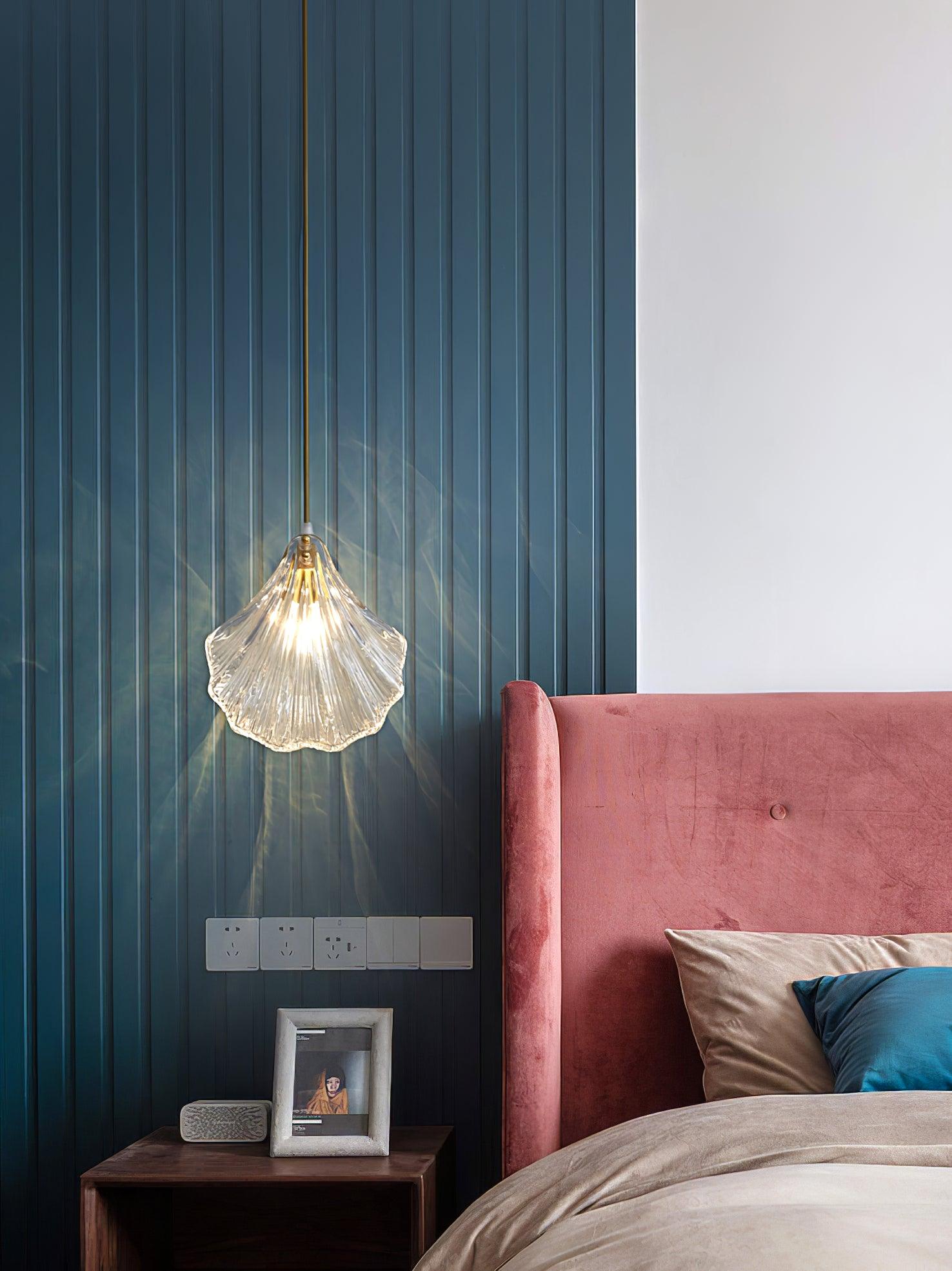 Coralia | Glas Pendelleuchte in Muschelform