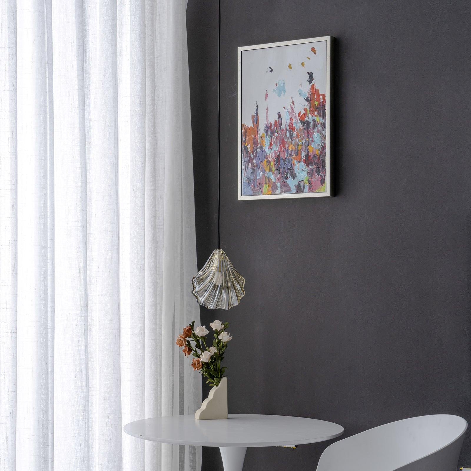 Coralia | Glas Pendelleuchte in Muschelform