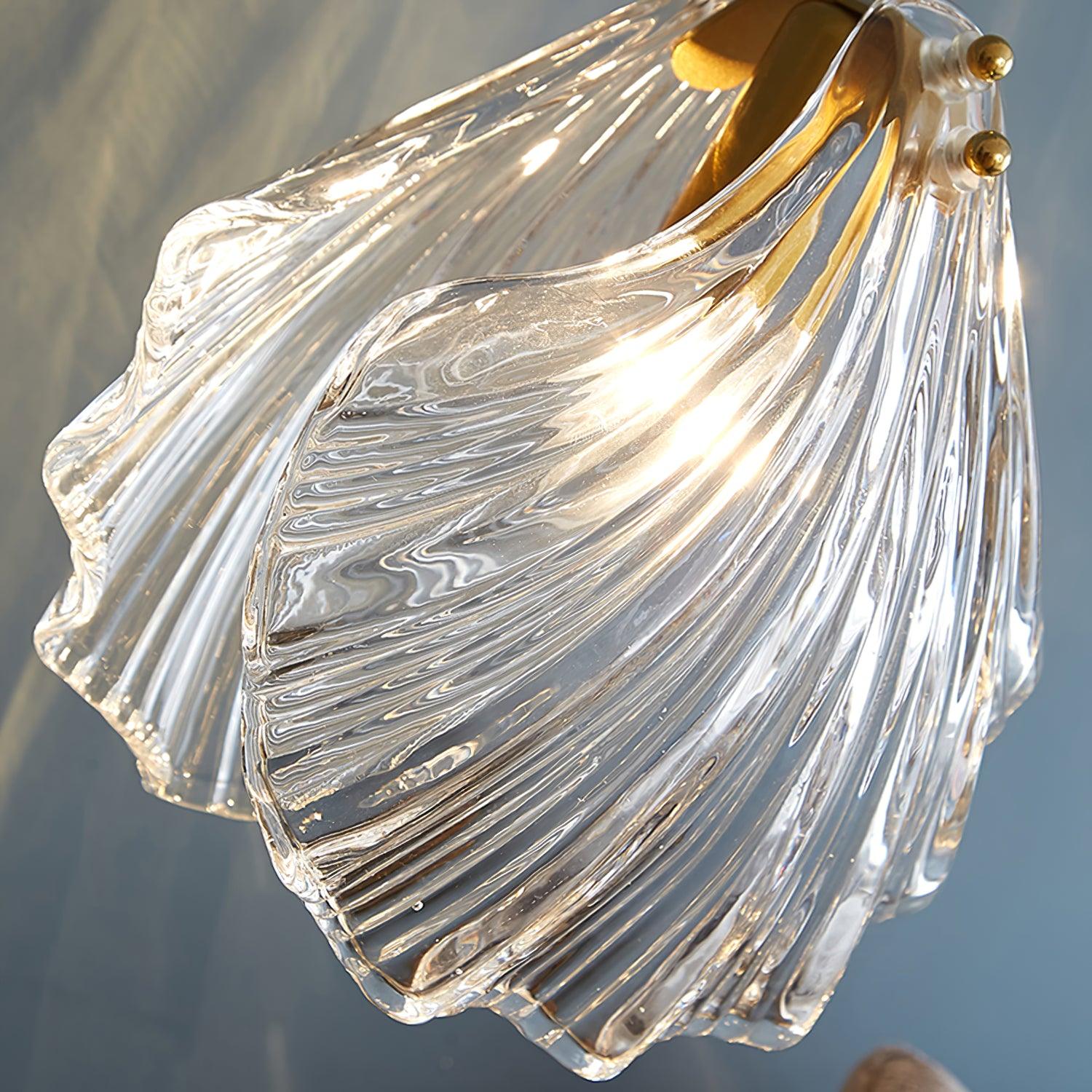 Coralia | Glas Pendelleuchte in Muschelform