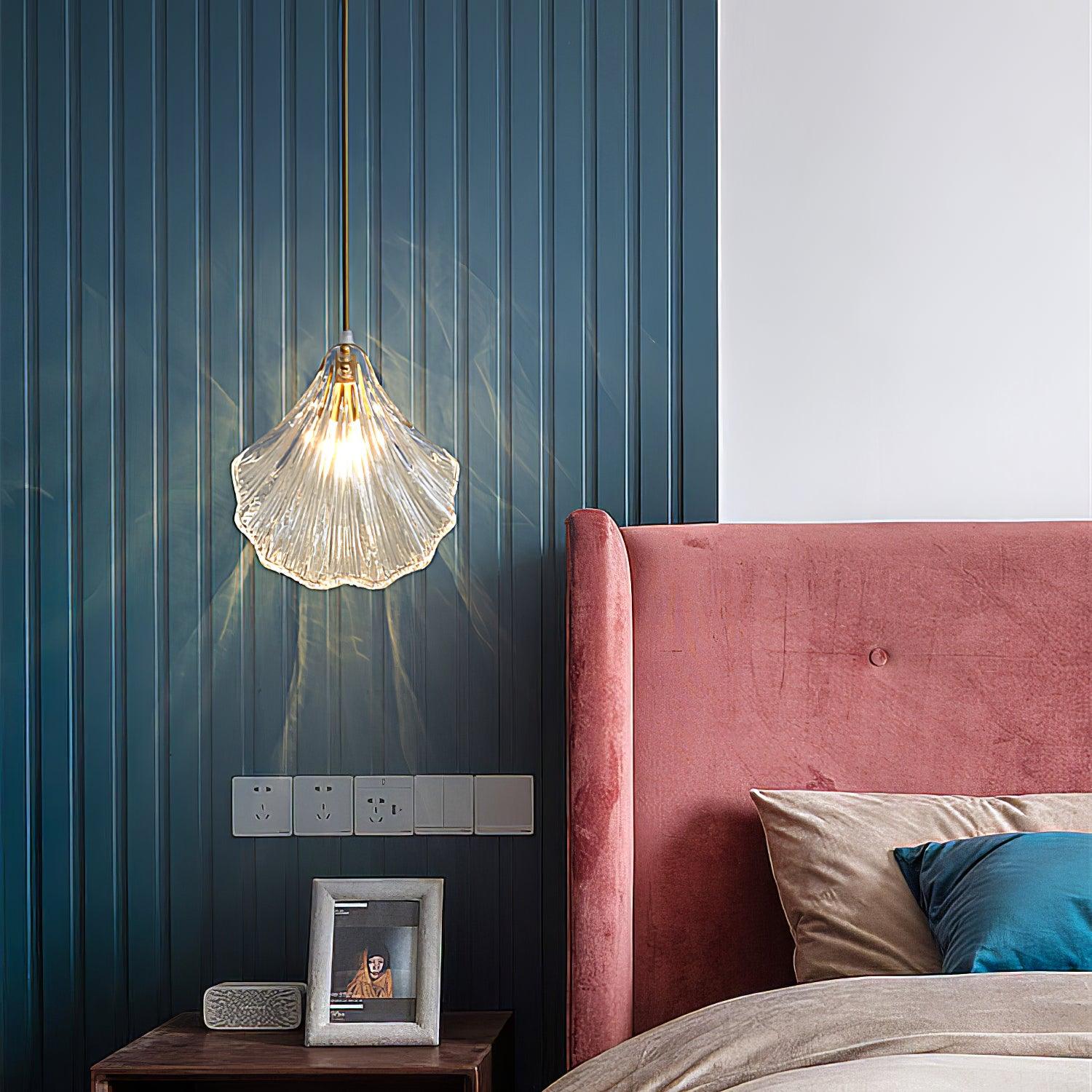Coralia | Glas Pendelleuchte in Muschelform