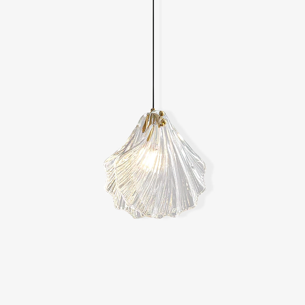 Coralia | Glas Pendelleuchte in Muschelform