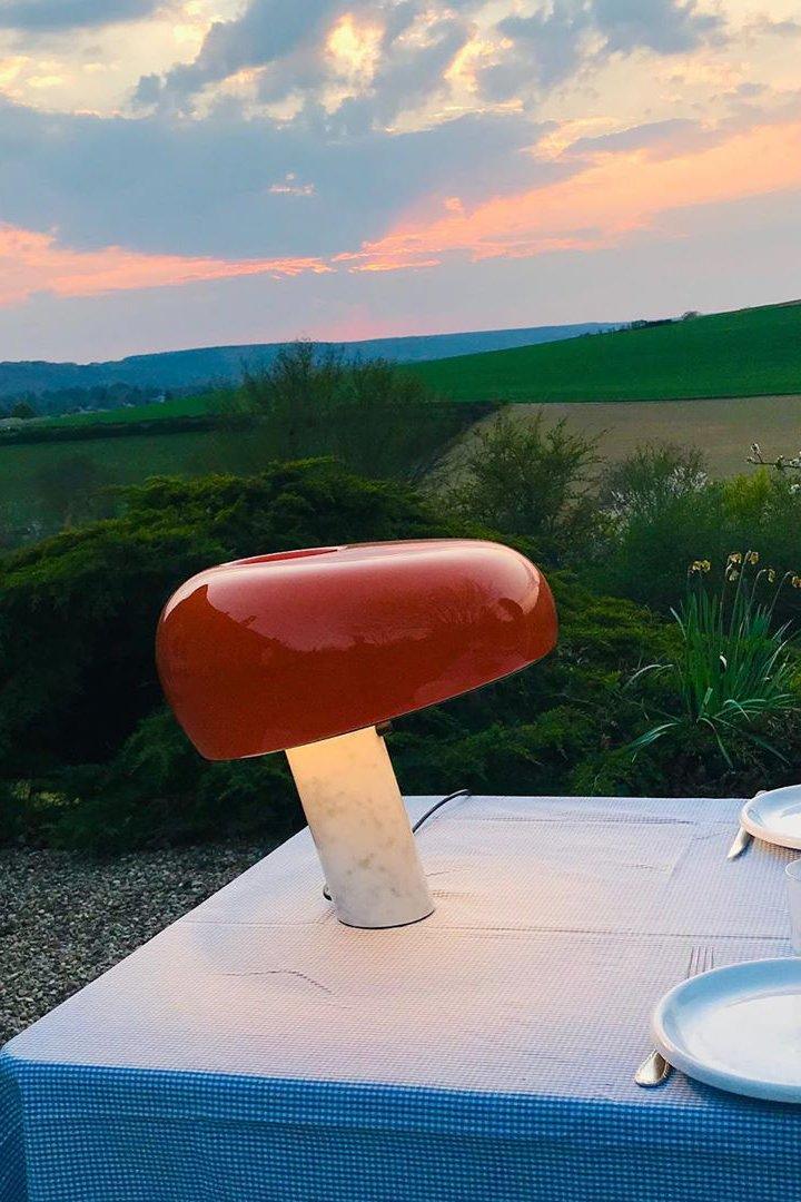 Modario | Retro Tischlampe mit Pilz-Design