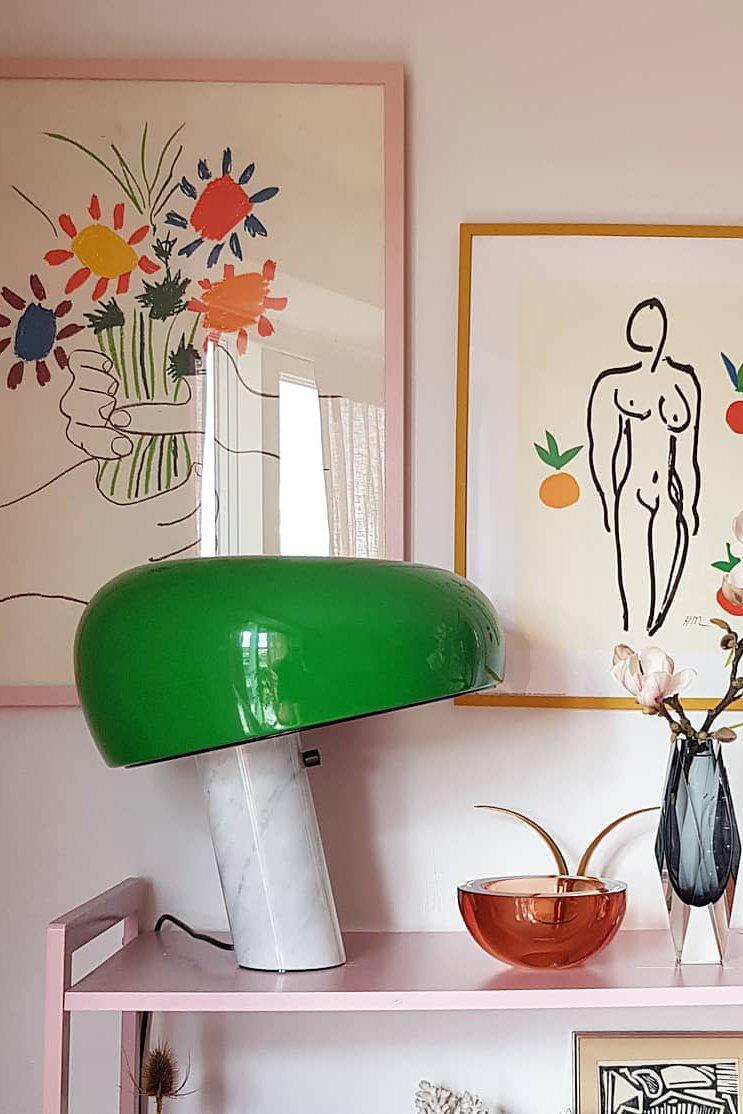Modario | Retro Tischlampe mit Pilz-Design