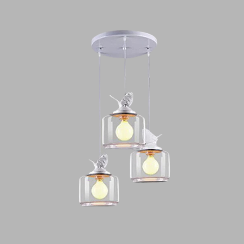 Avira | Pendelleuchte im Vogelglas-Design