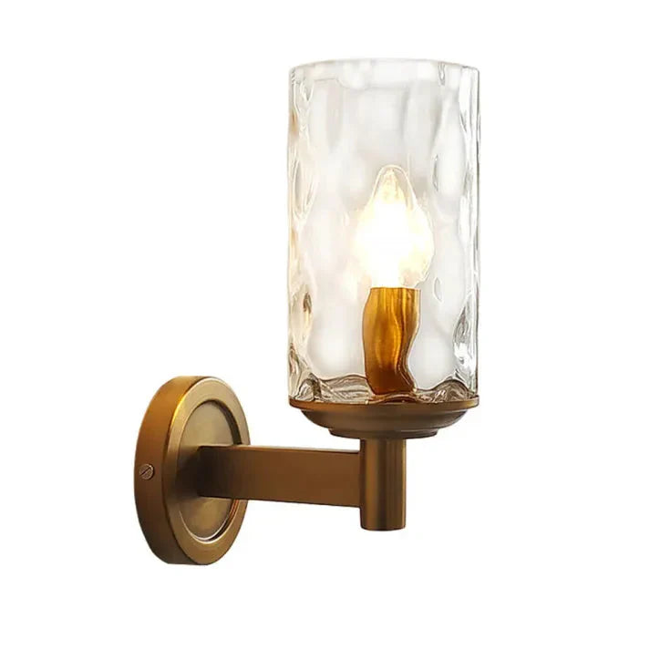 Glavira | Glas Zylinder Wandleuchte